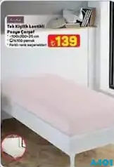 LİLA TEK KİŞİLİK LASTİKLİ PENYE ÇARŞAF